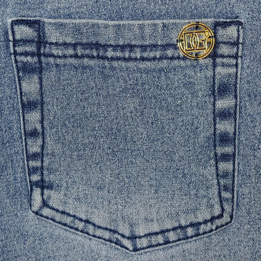 Stretch Acid Wash Jeans, Size 12P - Picture 5 of 6